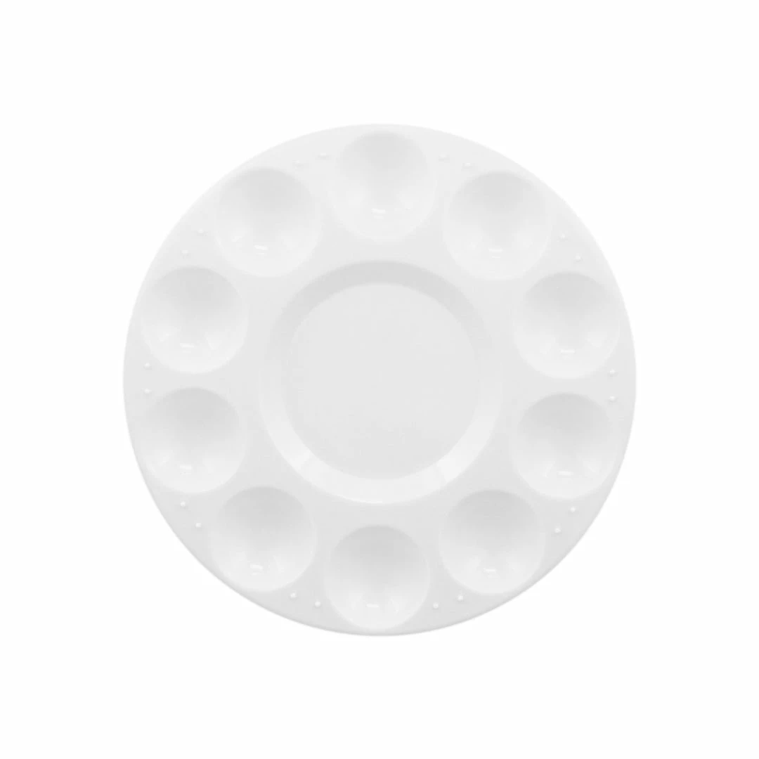 Royal & Langnickel Large 10-Well Round Mixing Palette Blending Palettes & Plates