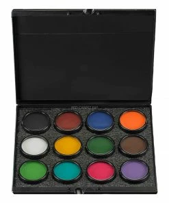 Mehron Paradise AQ Body Paint 12 Colour Pro Palette