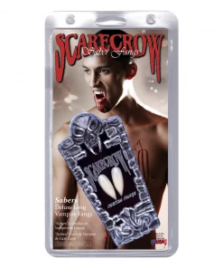 Scarecrow Custom Deluxe Long Saber Fangs Teeth & Fangs