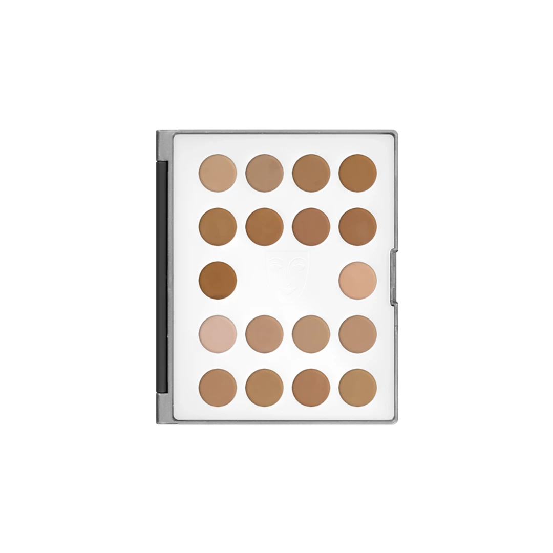 Kryolan HD Cream Micro Foundation Mini Palette - No. 1