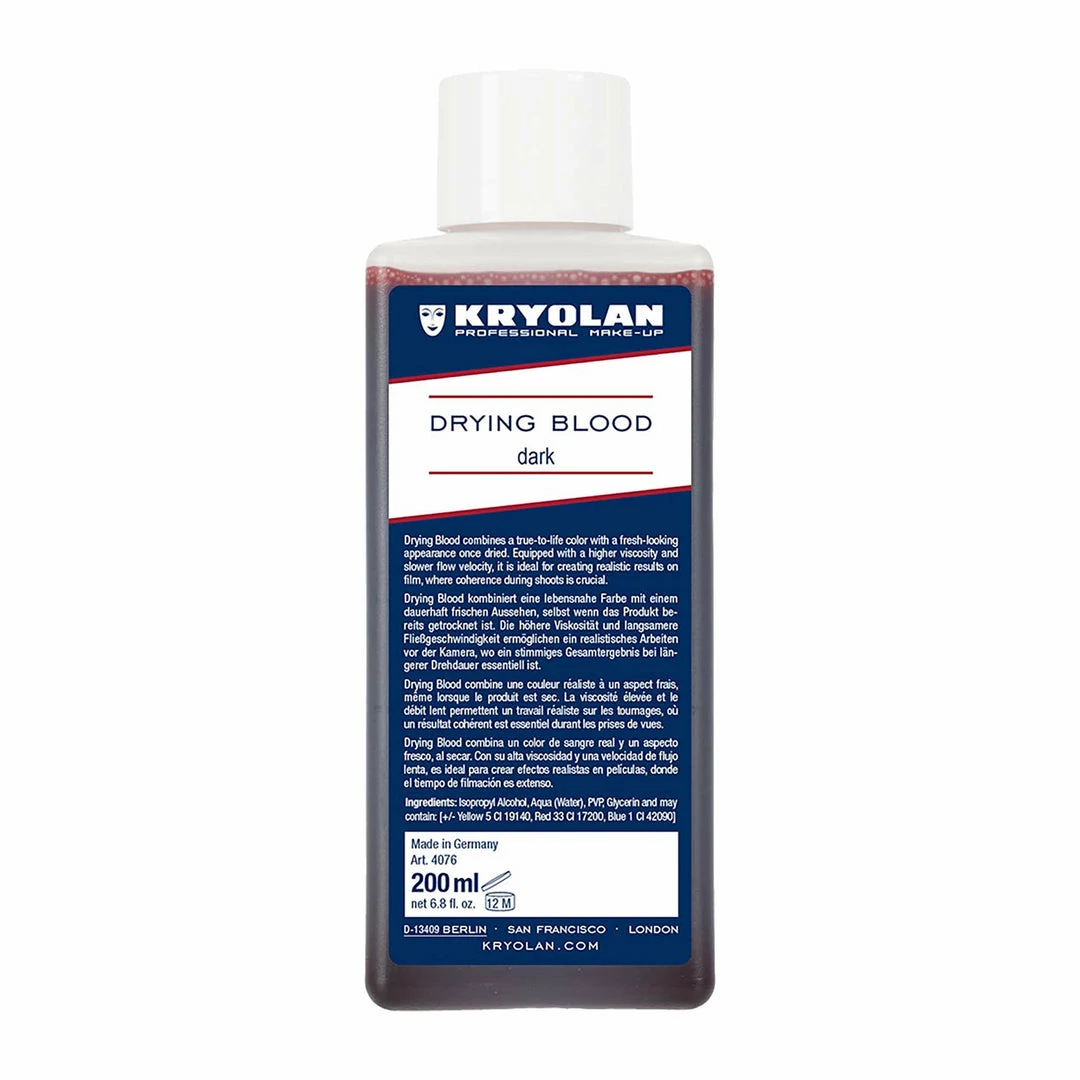 Kryolan Drying Blood - Alcohol Based Fake Blood Artificial Bloods