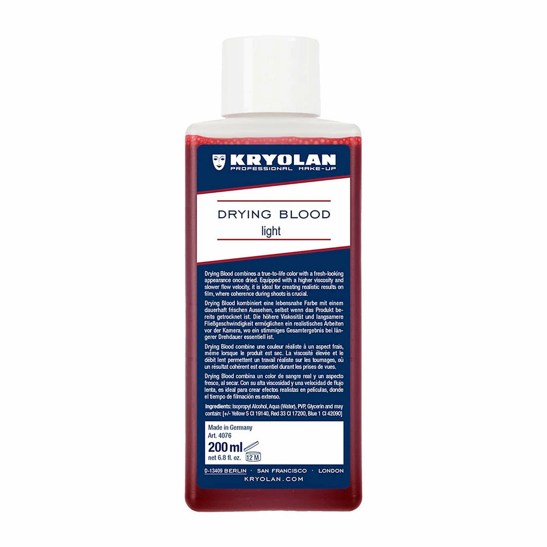 Kryolan Drying Blood - Alcohol Based Fake Blood Artificial Bloods