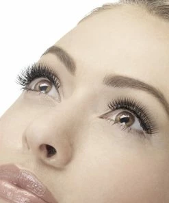 Smiffy's Fever False Eyelashes - Volumising Natural Black