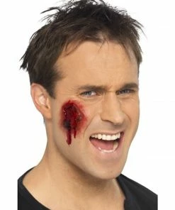 Smiffy's Make-up FX Prosthetic Gory Wounds Set Prosthetics