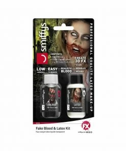 Smiffy's Smiffys Fake Blood & Liquid Latex Set Artificial Bloods