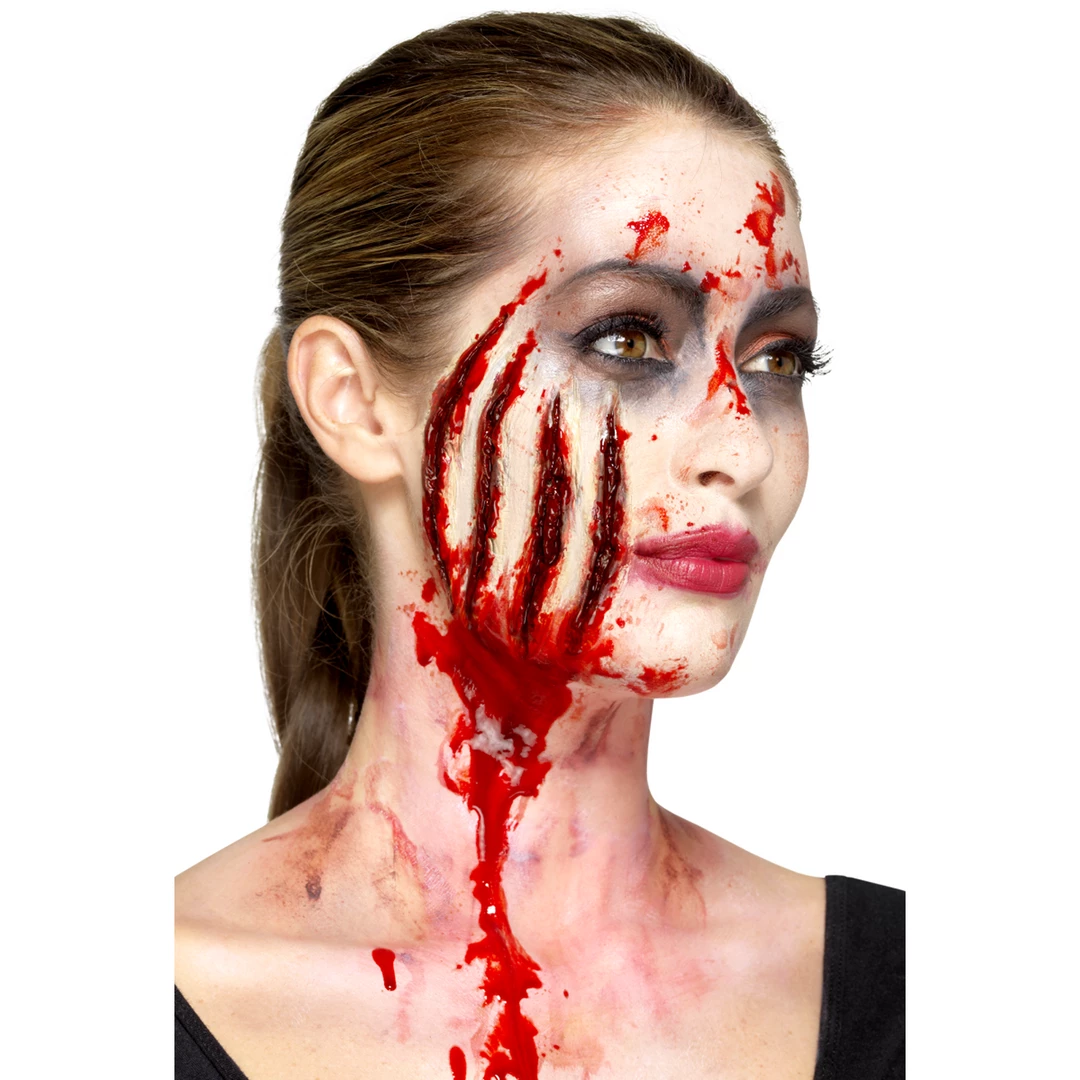 Smiffy's Make-up FX Claw Wounds - Latex Prosthetic Prosthetics