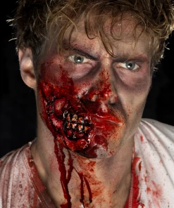 Smiffy's Make-up FX Latex Zombie Jaw Prosthetic