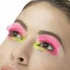 Smiffy's Fever False Eyelashes - Neon Pink