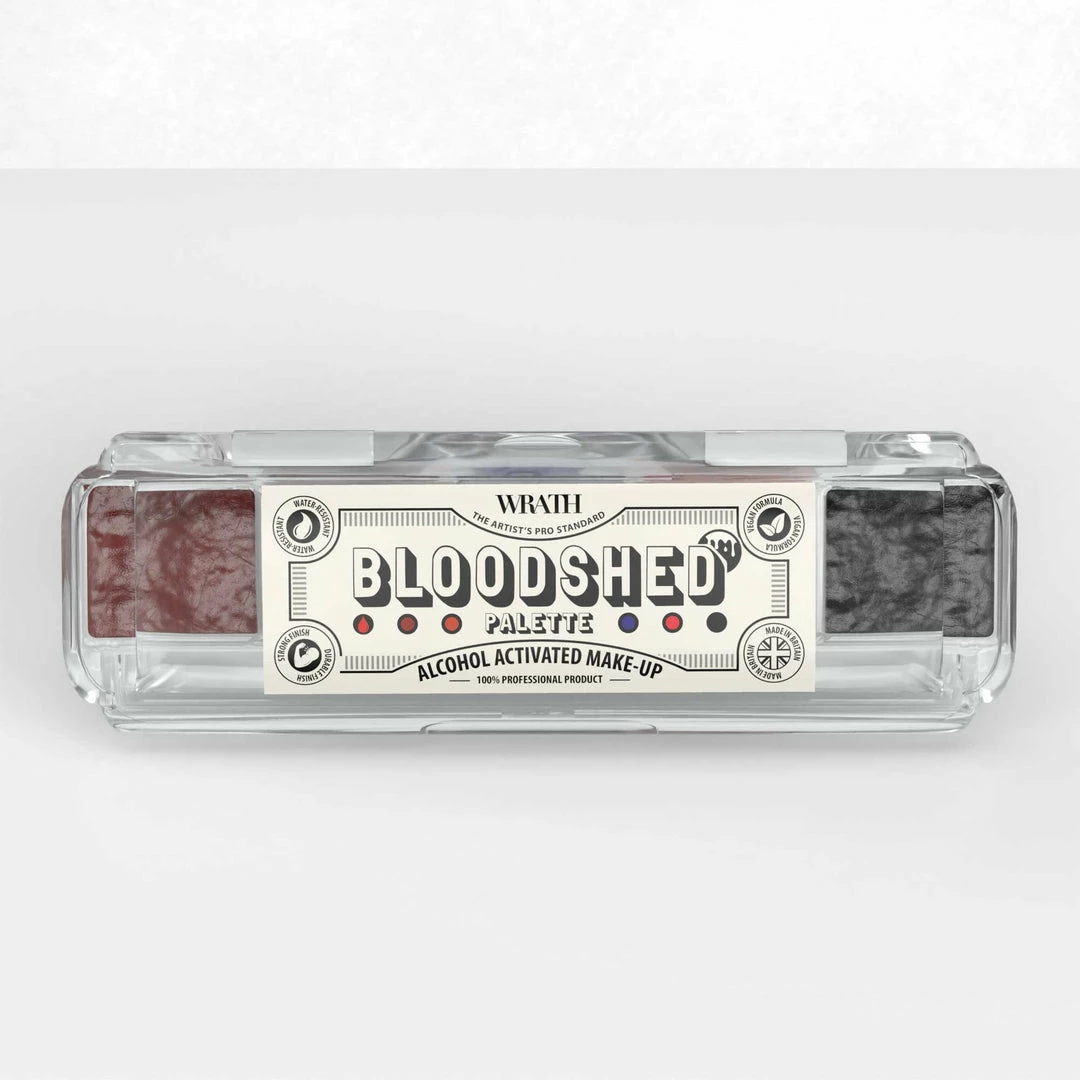 WRATH AA WRATH Alcohol Activated Make-up 5 Palette - Bloodshed FX Colour Palettes