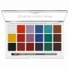 Water Based Kryolan AQUACOLOR 18 Palette - Face & Body Paint