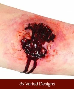 Monster FX Silicone Prosthetic - Classic Zombie Bite 3 Set