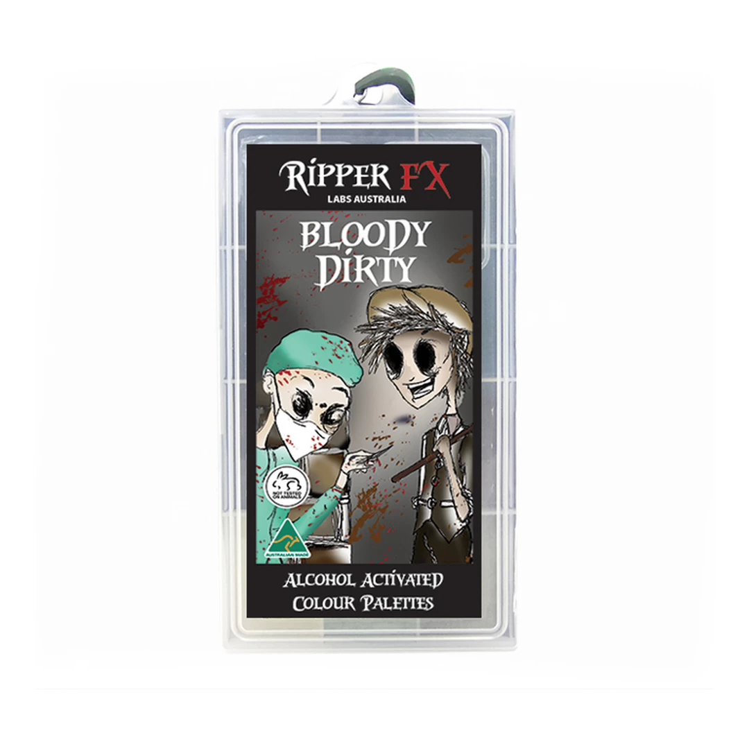 Ripper FX Alcohol Paint Large Palette - Bloody Dirty Alcohol Activated Make-up