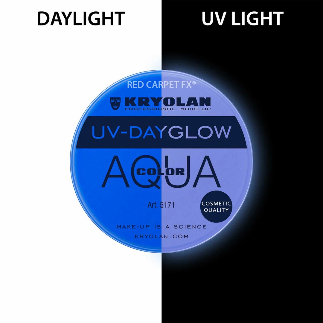 Kryolan AQUACOLOR UV-Dayglow - Water Based Face & Body Paint