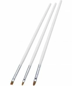 Smiffy's Body Art Brush Sets Make-Up FX 3 Fine Brush Set