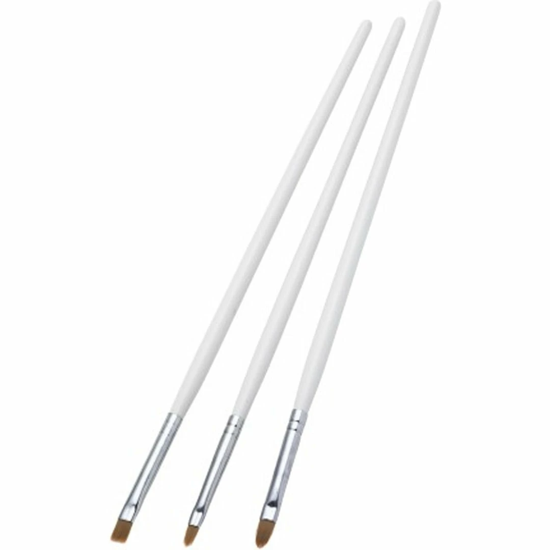 Smiffy's Body Art Brush Sets Make-Up FX 3 Fine Brush Set