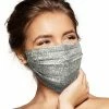 Pebbles Of Leeds Pebbles Handmade Pleated Cotton Face Mask - Classic Grey Floral Face Masks