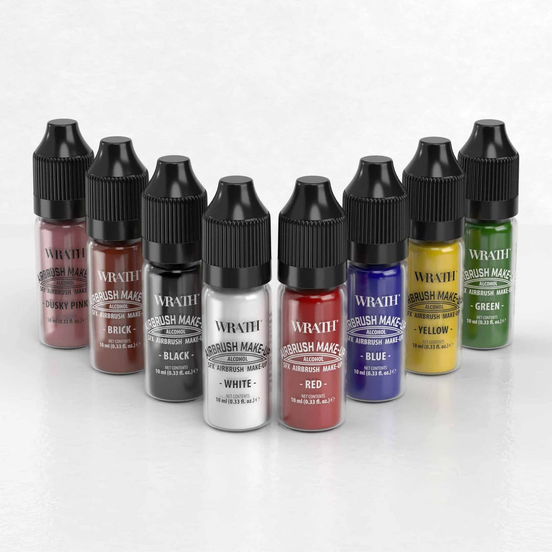 WRATH AA WRATH Airbrush Alcohol Make-up Set - 8 Creative Colours