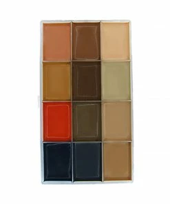 Alcohol Activated Make-up Ripper FX Alcohol Paint Large Palette - Dark Flesh