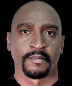 Woochie Latex Prosthetic Dark Brown Bald Cap