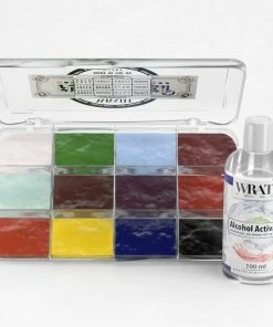 WRATH AA FX Colour Palettes WRATH Alcohol Activated Make-up 12 Palette With Activator - Flesh-Eater