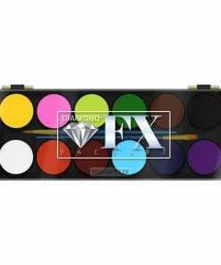 Diamond FX Face & Body Paint Essential 12 Colour Palette