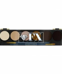 Diamond FX Face & Body Paint Skin Tones 6 Colour Palette