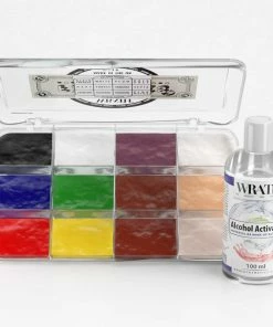WRATH AA FX Colour Palettes WRATH Alcohol Activated Make-up 12 Palette With Activator - FX-Tones