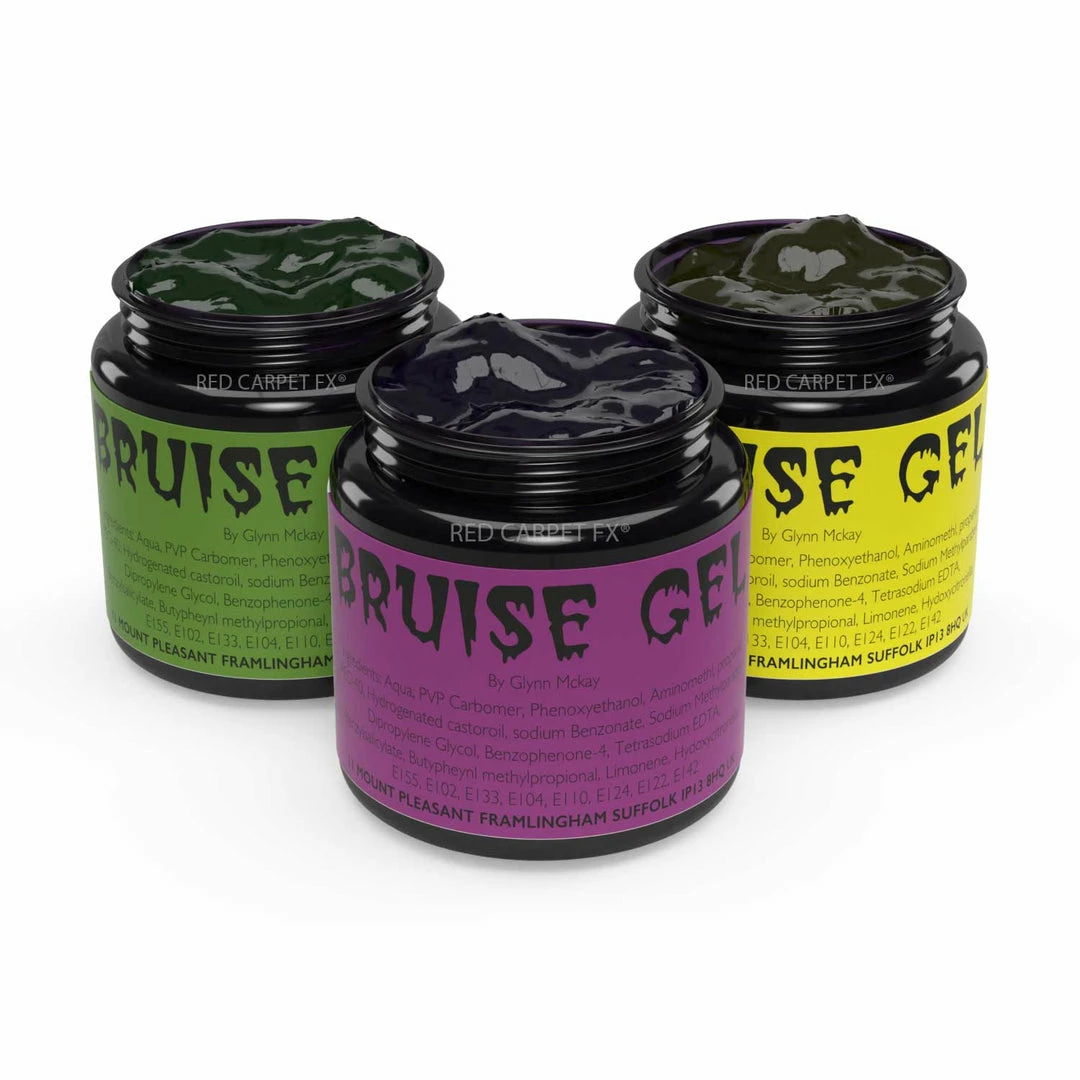 FX, Bruise & Burn Colour Gels Glynn McKay Bruise Gels - FX Colour Glazes