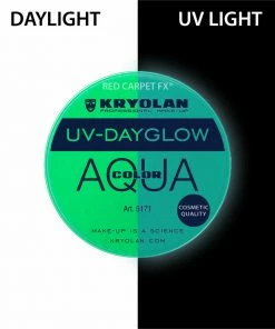 Kryolan AQUACOLOR UV-Dayglow - Water Based Face & Body Paint