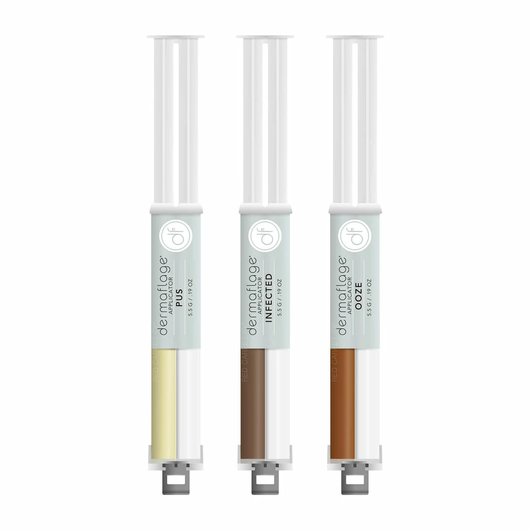 Dermaflage FastFX Silicone Natural Effects Infection Tones Trio-Kit