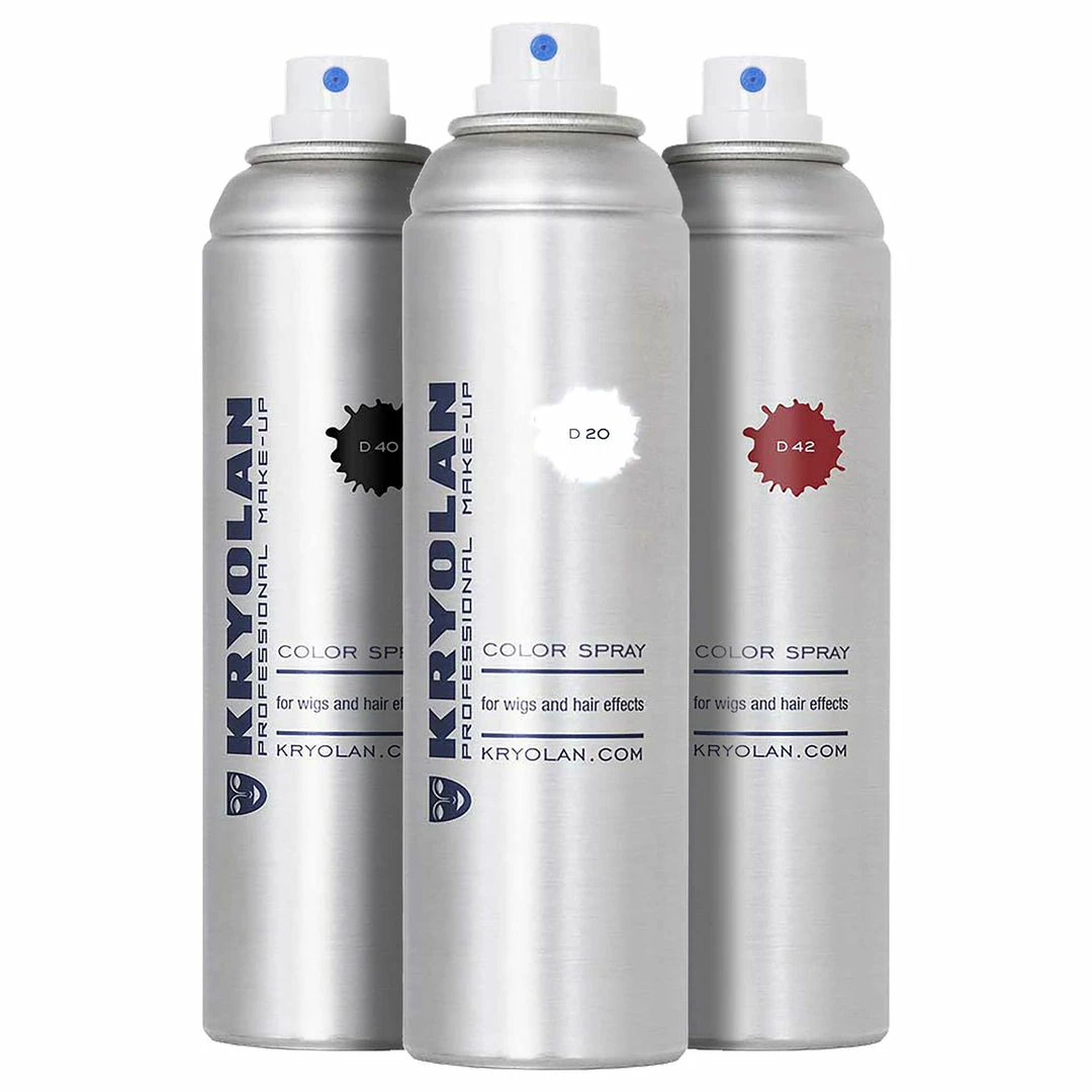 Kryolan Pro Colour Spray - For Hair & Wigs