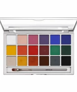 Kryolan Colouring Vision 18 Palette - Vivid Greasepaint