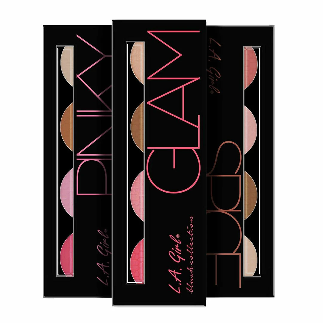 L.A. Girl Beauty Brick Blush Palettes - Blush, Bronze & Highlight