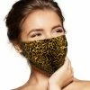 Pebbles Of Leeds Pebbles Handmade Pleated Cotton Face Mask - Leopard Face Masks