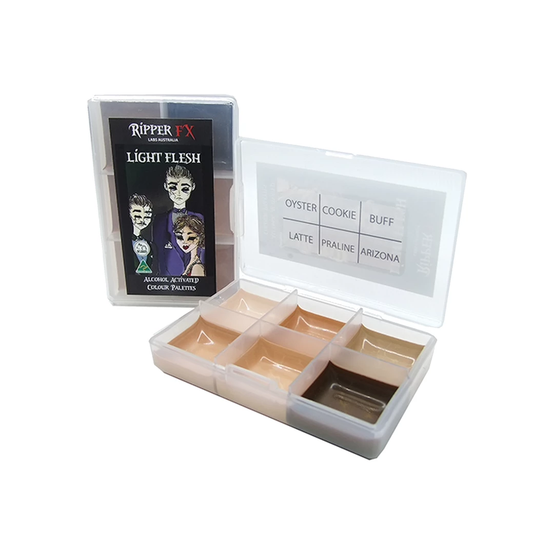 Ripper FX Alcohol Pocket Mini Palette - Light Flesh Alcohol Activated Make-up