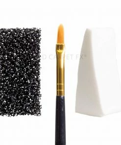 Smiffy's Make-up FX Filbert Brush, Stipple Sponge & Wedge Set