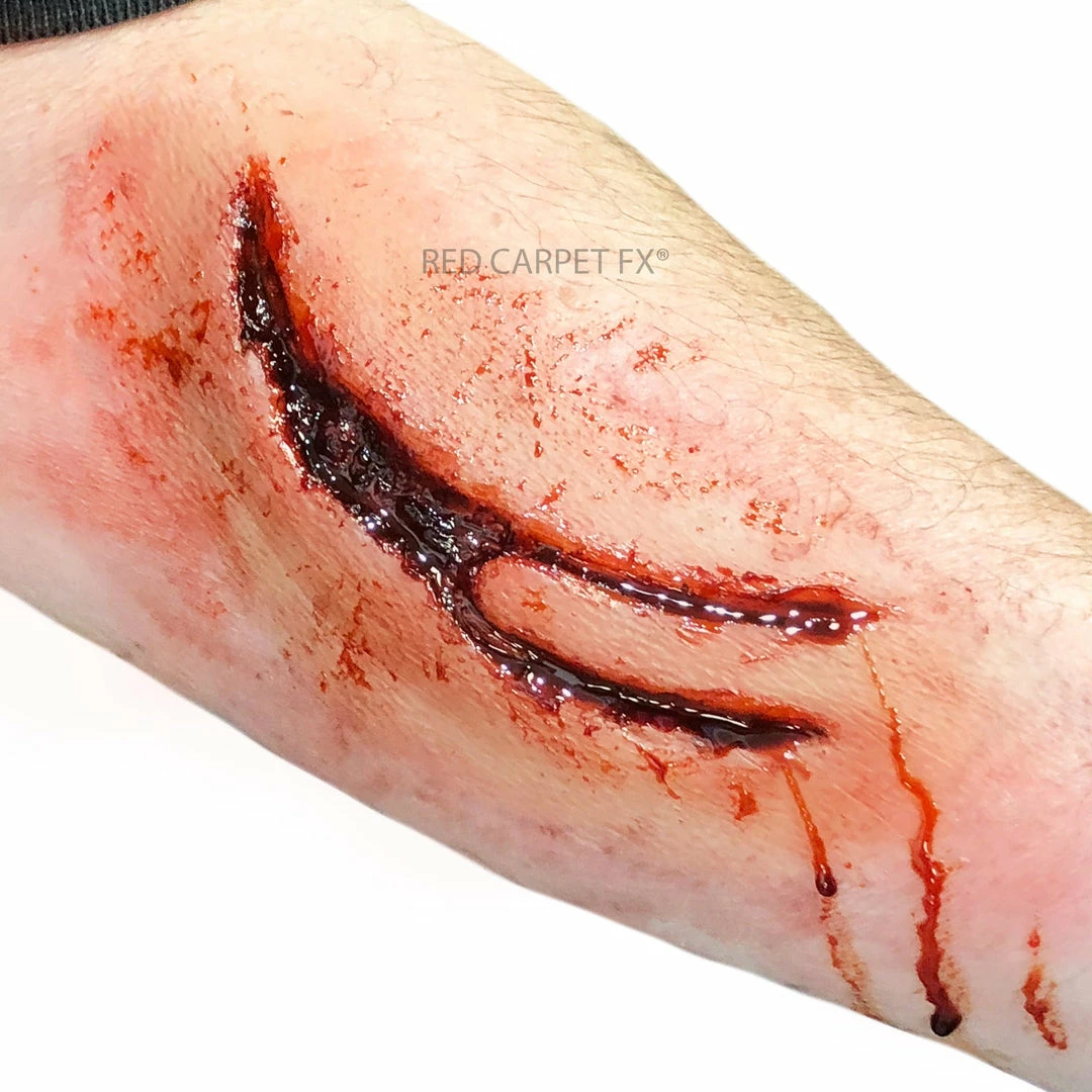 Monster FX Silicone Prosthetic - Machette Laceration