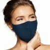 Pebbles Of Leeds Face Masks Pebbles Handmade Contoured Cotton Face Mask - Navy Blue