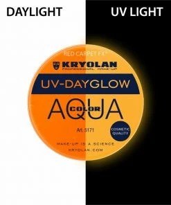 Kryolan AQUACOLOR UV-Dayglow - Water Based Face & Body Paint