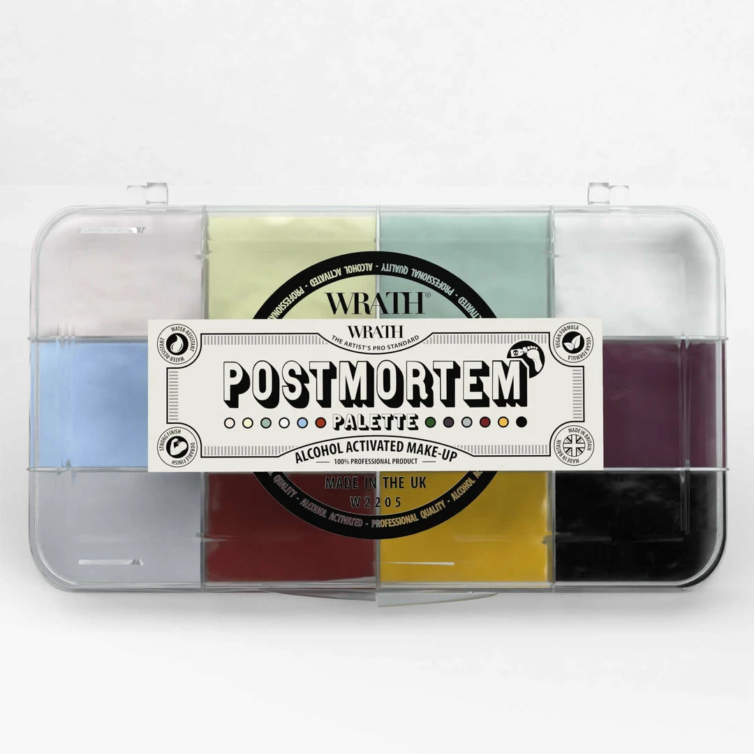 WRATH AA WRATH Alcohol Activated Make-up 12 Palette With Activator - Postmortem