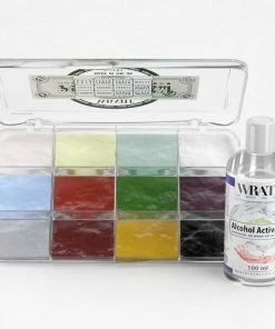 WRATH AA WRATH Alcohol Activated Make-up 12 Palette With Activator - Postmortem