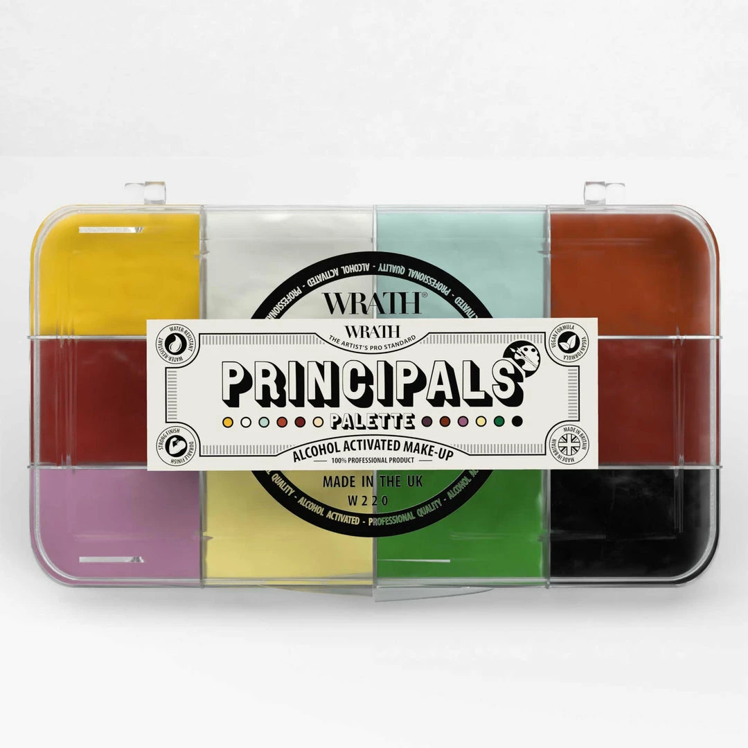 WRATH AA WRATH Alcohol Activated Make-up 12 Palette With Activator - Principals FX Colour Palettes