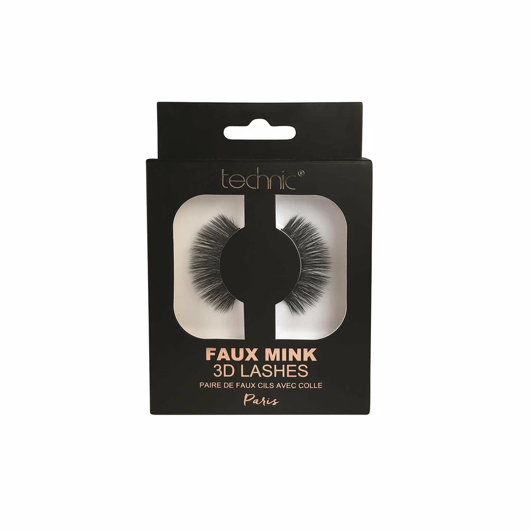 False Eyelashes Technic Faux Mink 3D False Lashes - Paris