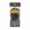 Body Art Brush Sets Royal & Langnickel Black Taklon 12 Piece Brush Set