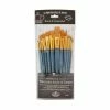 Royal & Langnickel Royal & Langnickle Gold Taklon 12 Piece Brush Set (2) Body Art Brush Sets