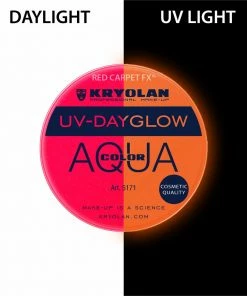 Kryolan AQUACOLOR UV-Dayglow - Water Based Face & Body Paint