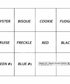 Alcohol Activated Make-up Ripper FX Alcohol Paint Large Palette - Ripper