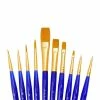 Royal & Langnickel Gold Taklon Super Value 10 Pack Brush Set Body Art Brush Sets