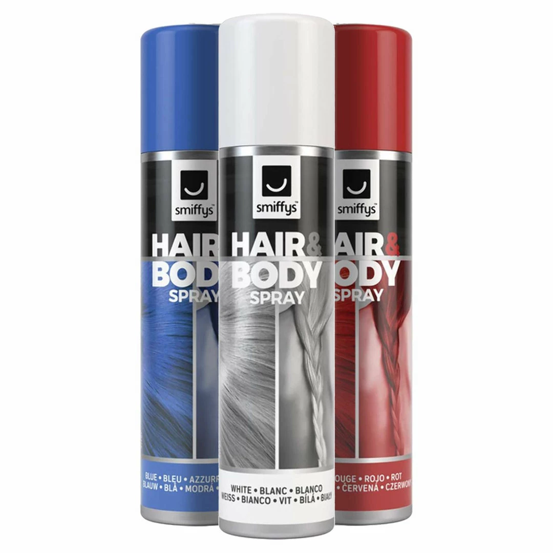 Smiffy's Hair Colourants & Sprays Smiffys Make-up FX Hair & Body Colour Spray