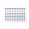 Smiffy's Make-up FX 100 Self-adhesive Face Gems - Unicorn Pastels Glitter